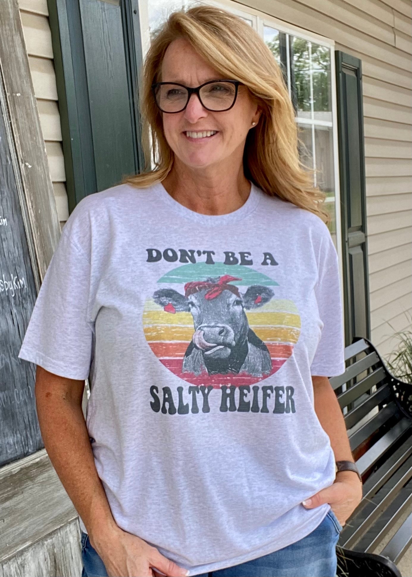 Don’t Be A Salty Heifer Graphic Tee - Jimberly's Boutique