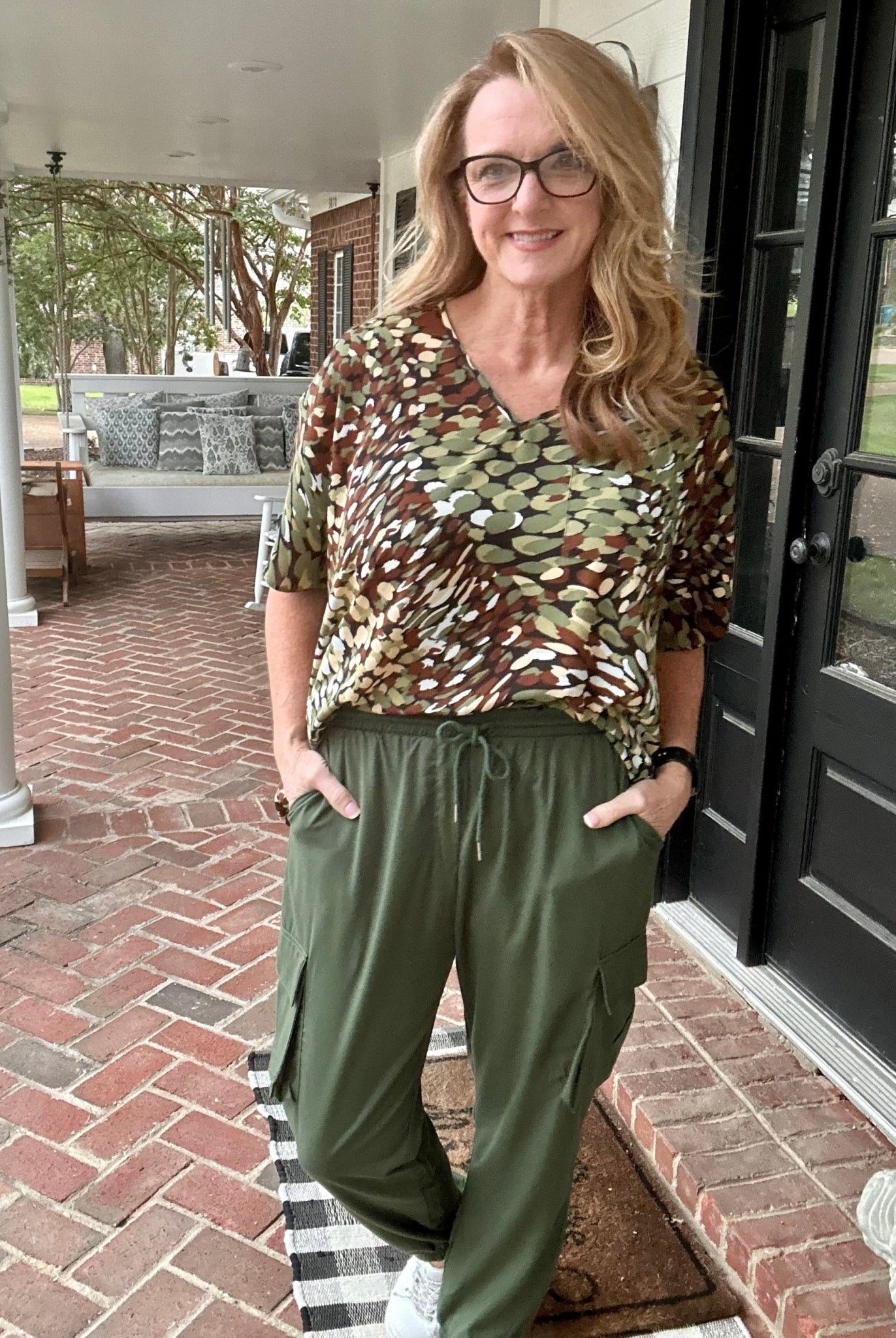 Drawstring Waist Cargo Joggers - Army Green - Casual Joggers -Jimberly's Boutique-Olive Branch-Mississippi