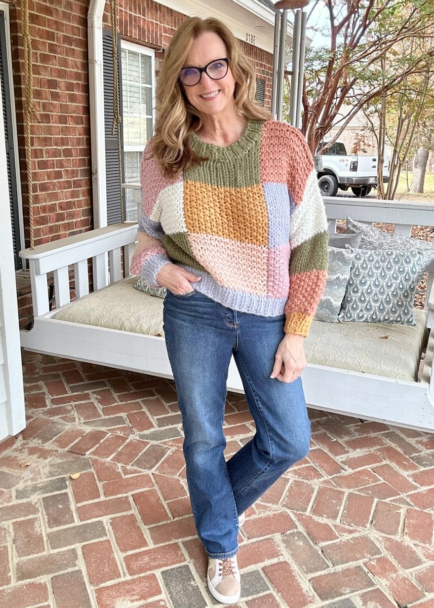 Entro Colorblock Sweater - sweater - Jimberly's Boutique