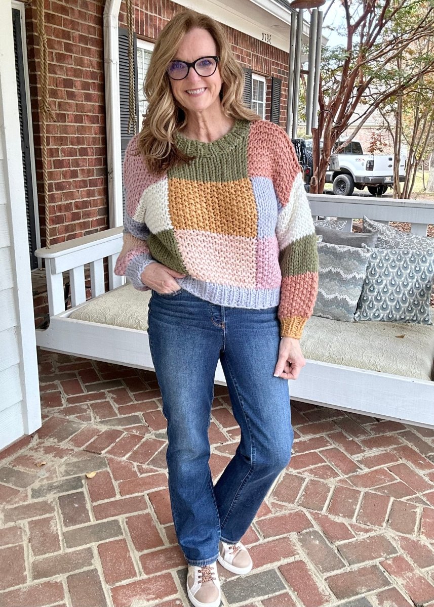 Entro Colorblock Sweater - sweater - Jimberly's Boutique