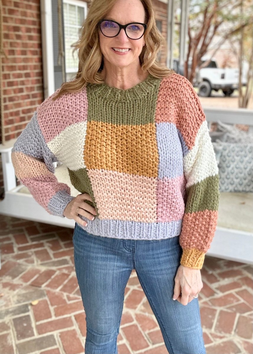 Entro Colorblock Sweater - sweater - Jimberly's Boutique