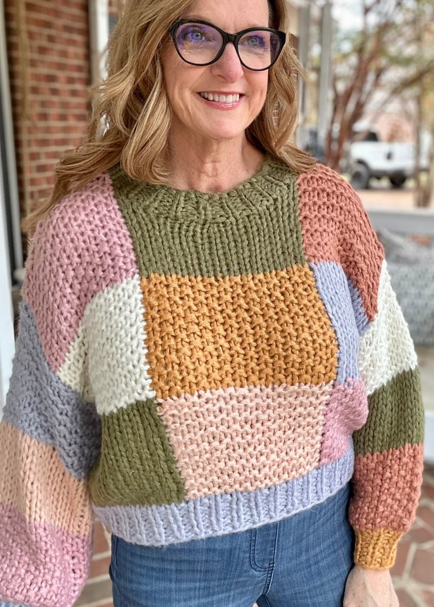Entro Colorblock Sweater - sweater - Jimberly's Boutique