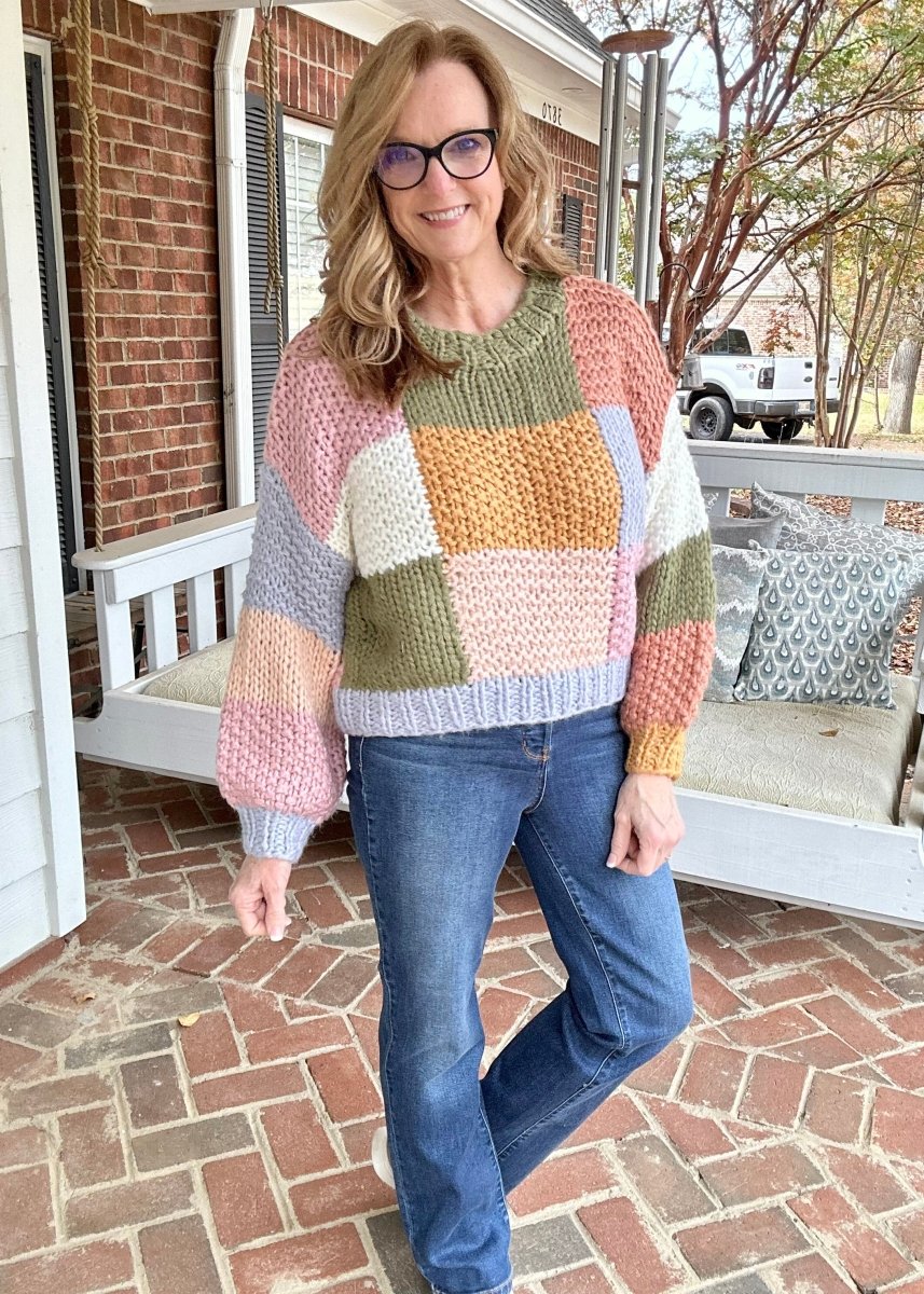 Entro Colorblock Sweater - sweater - Jimberly's Boutique