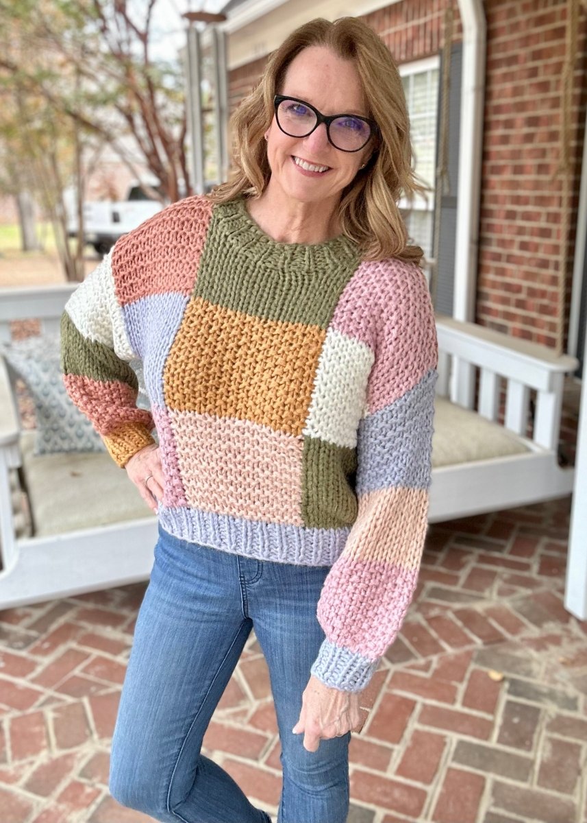 Entro Colorblock Sweater - sweater - Jimberly's Boutique