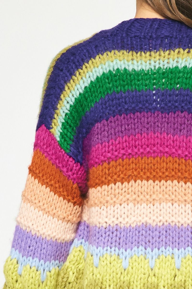 Entro - Leopard Poncho Tunic Sweater main image 0