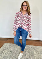 Entro | Smitten Top | Button Down - -Jimberly's Boutique-Olive Branch-Mississippi