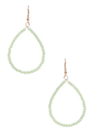 Faceted Bead Teardrop Earrings - earrings -Jimberly's Boutique-Olive Branch-Mississippi