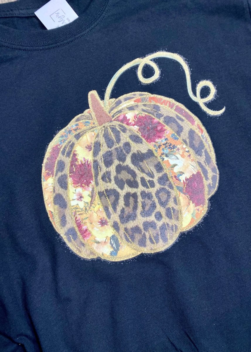 Fall Pumpkin Long Sleeve Graphic Tee - Graphic Tee - Jimberly's Boutique - Olive Branch - Mississippi