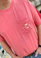 Southern Marsh FieldTec Heathered Performance Tee - Spoon - Strawberry Fizz - Southern Marsh Graphic Tee -Jimberly's Boutique-Olive Branch-Mississippi