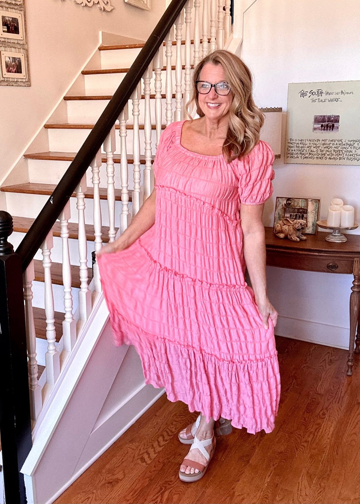 Umgee Free Flowin' Tiered Maxi Dress - -Jimberly's Boutique-Olive Branch-Mississippi