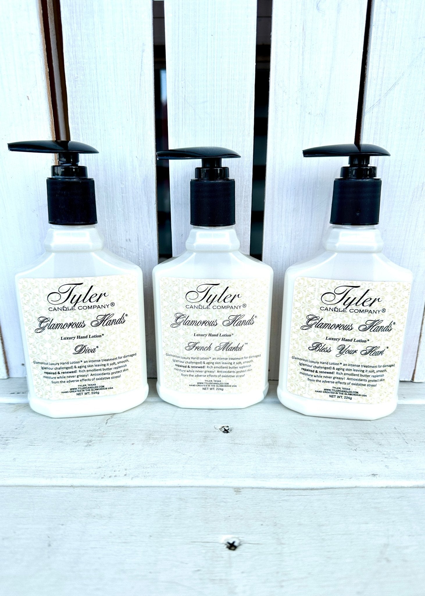 Glamorous Hands Luxury Hand Lotion 8oz - Tyler Candle Company - Tyler Candle Company Glamorous Hands Lotion - Jimberly's