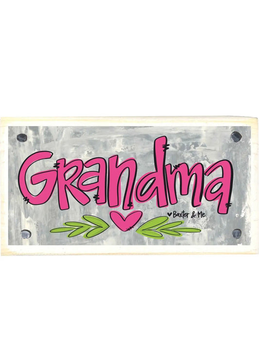 Grandma Happy Block - Jimberly's Boutique