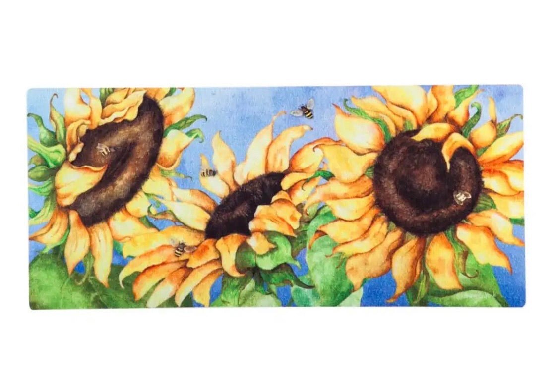 Hello Honey Sunflowers Sassafras Switch Mat - home decor -Jimberly's Boutique-Olive Branch-Mississippi