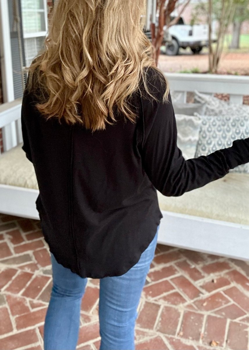 I Will Remember You Top - Black - Casual Top - Jimberly's Boutique