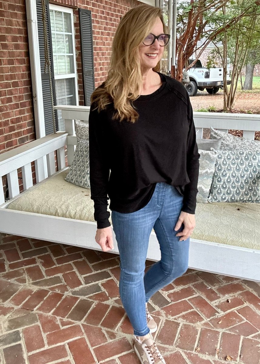 I Will Remember You Top - Black - Casual Top - Jimberly's Boutique