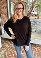 I Will Remember You Top - Black - Casual Top -Jimberly's Boutique-Olive Branch-Mississippi