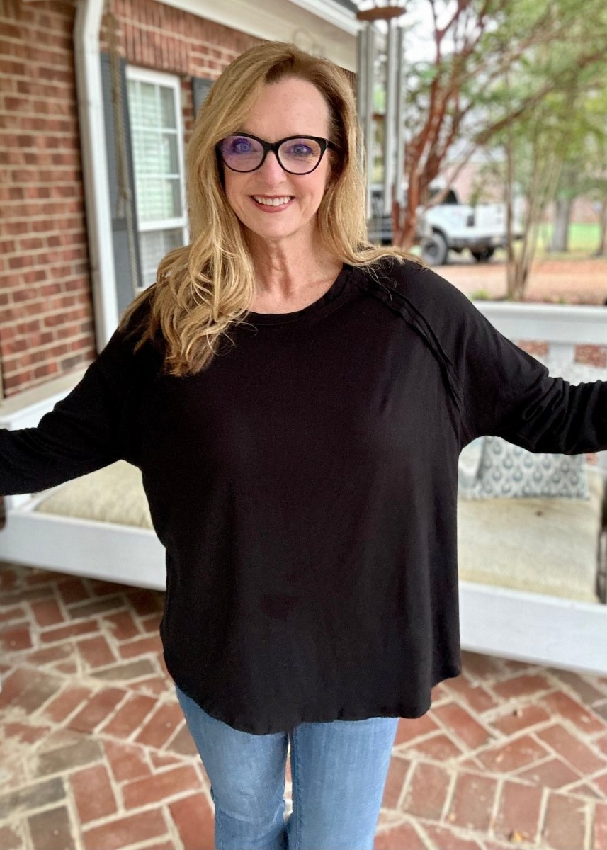 I Will Remember You Top - Black - Casual Top - Jimberly's Boutique