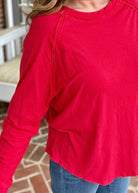 I Will Remember You Top - Light Red - Casual Top -Jimberly's Boutique-Olive Branch-Mississippi