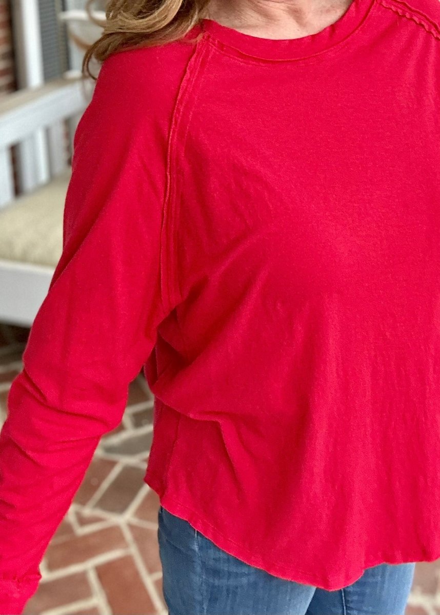 I Will Remember You Top - Light Red - Casual Top - Jimberly's Boutique