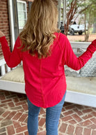 I Will Remember You Top - Light Red - Casual Top -Jimberly's Boutique-Olive Branch-Mississippi