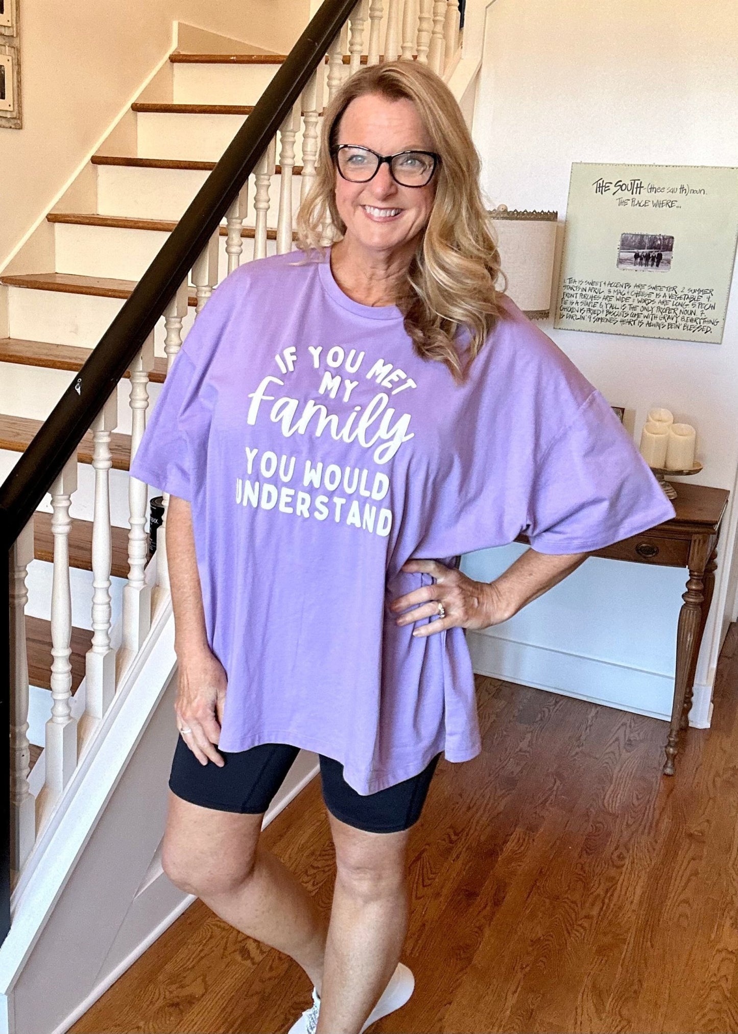 If You Met My Family You Would Understand Oversized Tee - Jimberly's Boutique