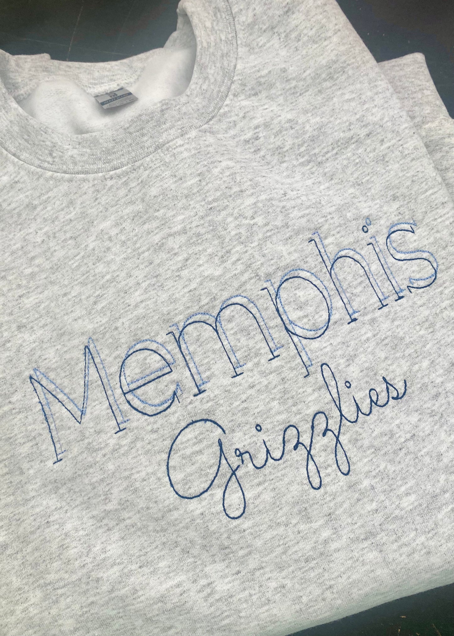 Memphis Grizzlies Stitched  Sweatshirt - Light Grey
