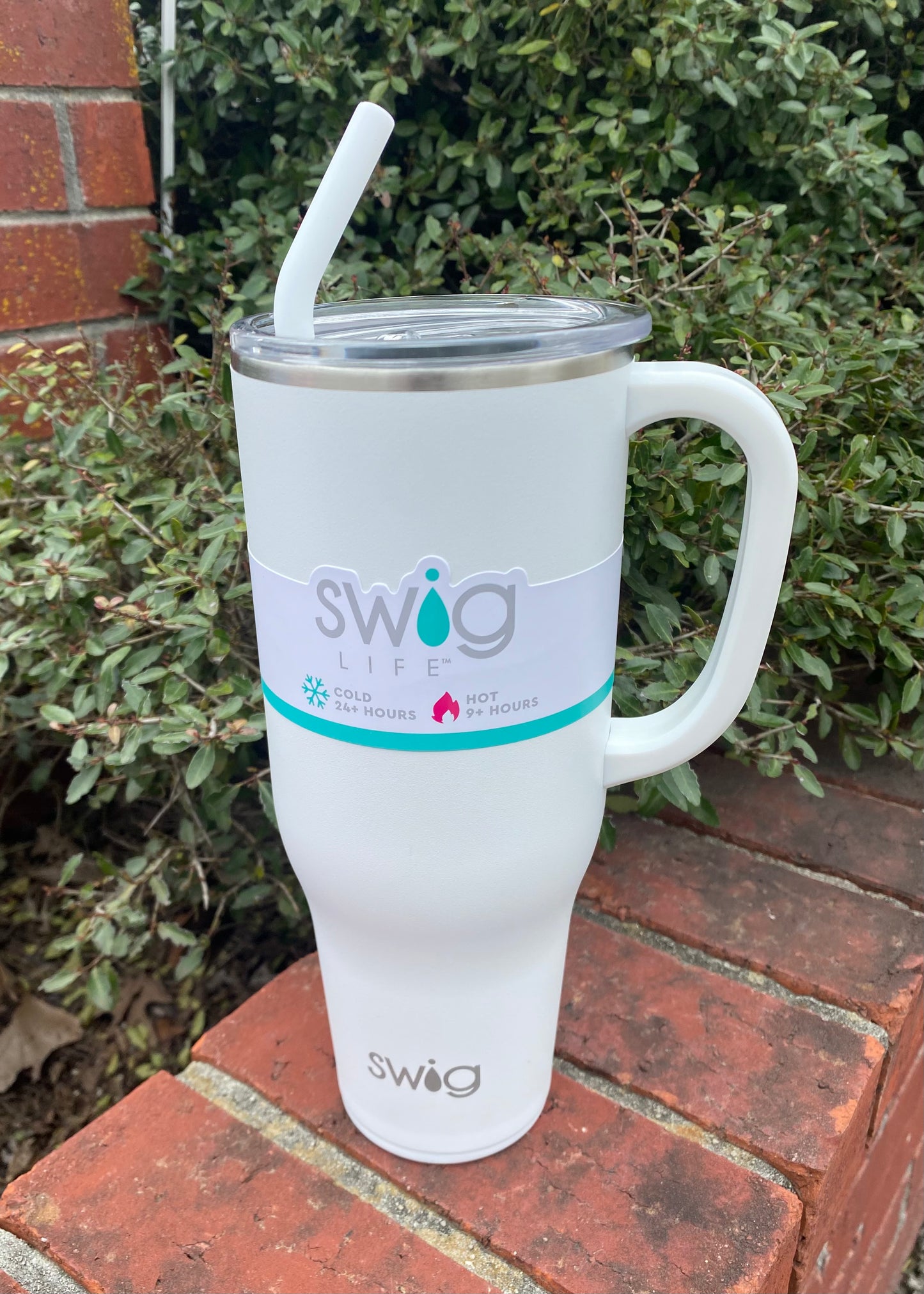Swig Mega Mug 40 oz - White - Jimberly's Boutique
