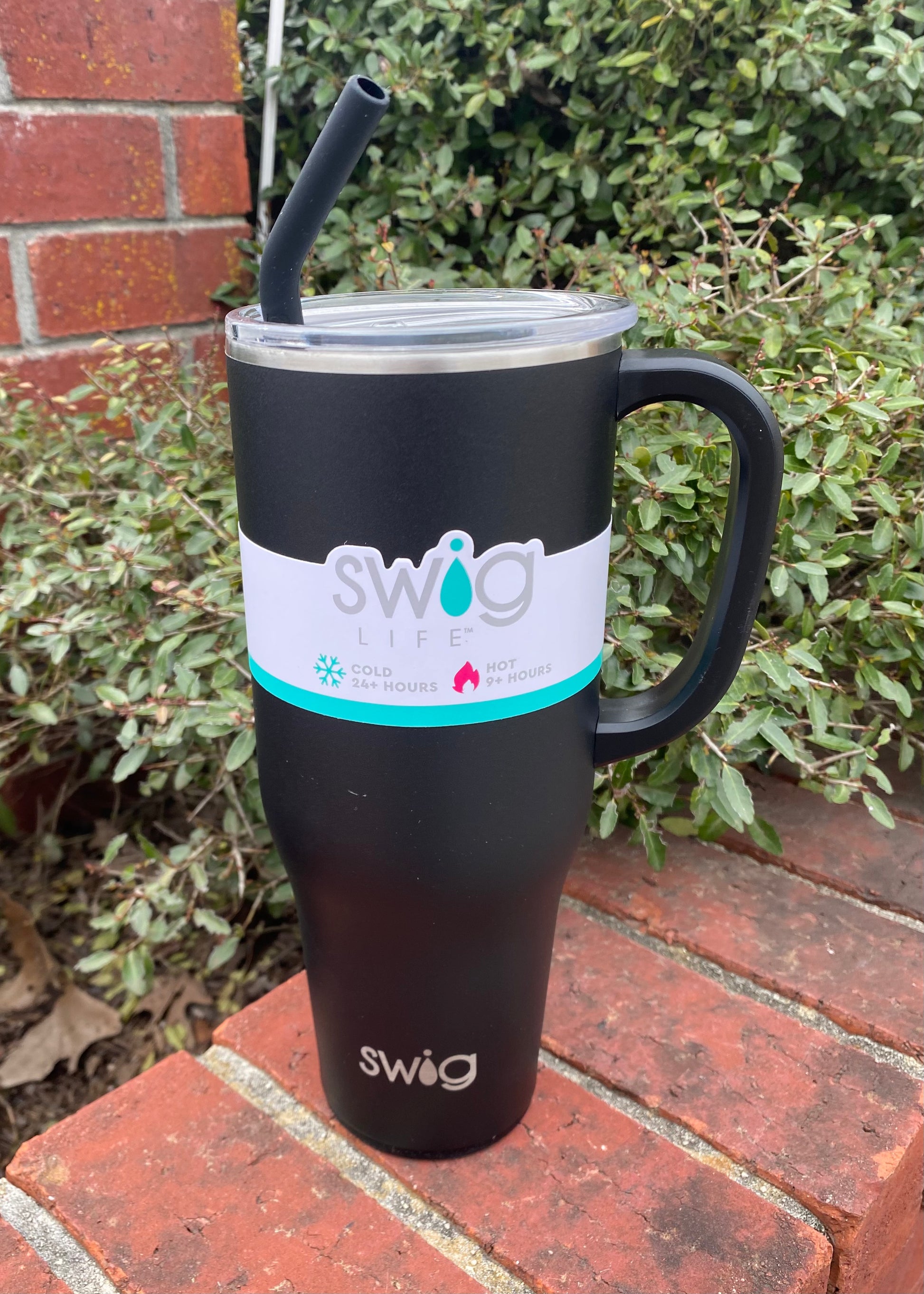 Swig Mega Mug 40 oz - Black - Jimberly's Boutique