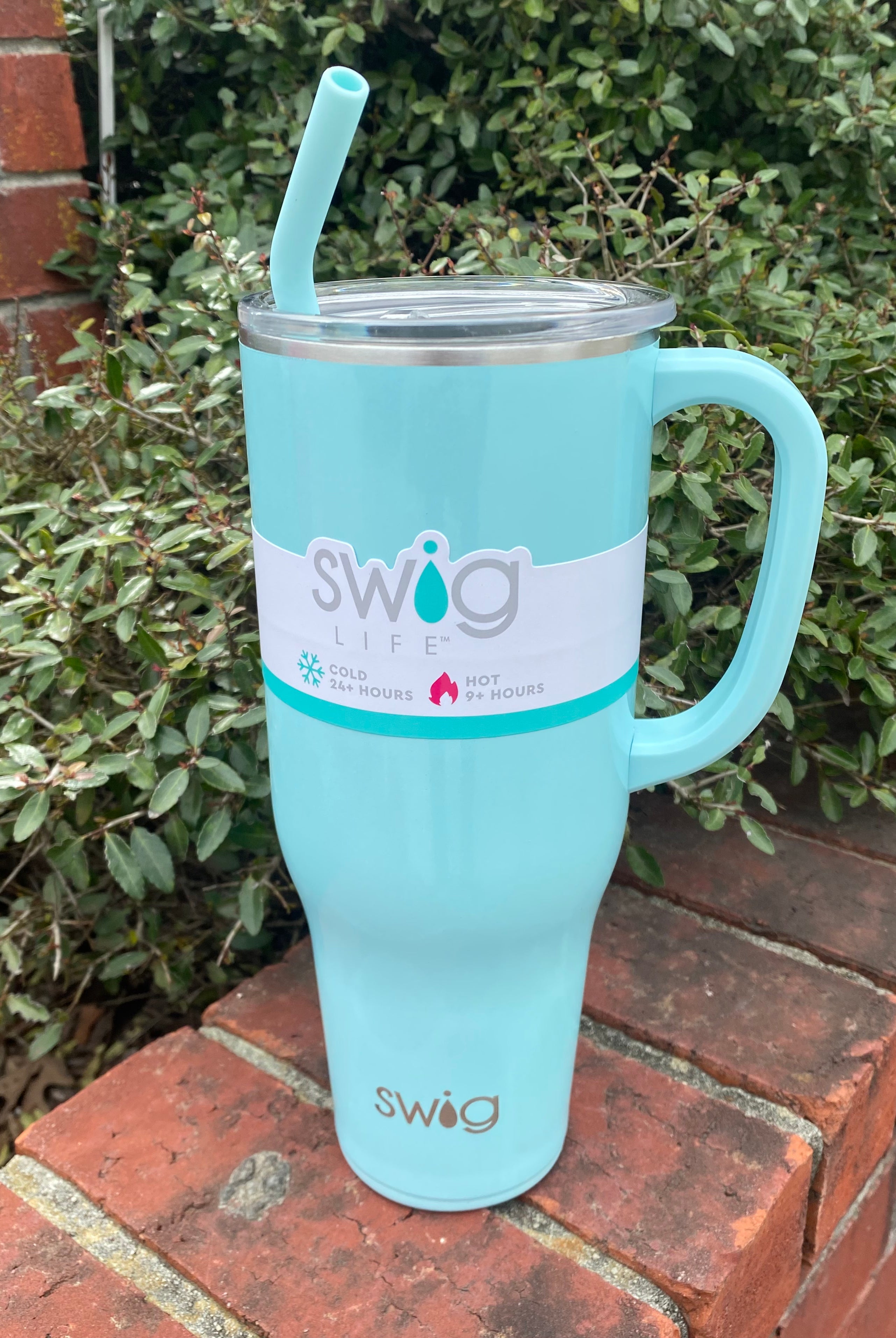Swig Mega Mug 40 oz - Shimmer Aquamarine - Swig 40oz Mega Mug -Jimberly's Boutique-Olive Branch-Mississippi