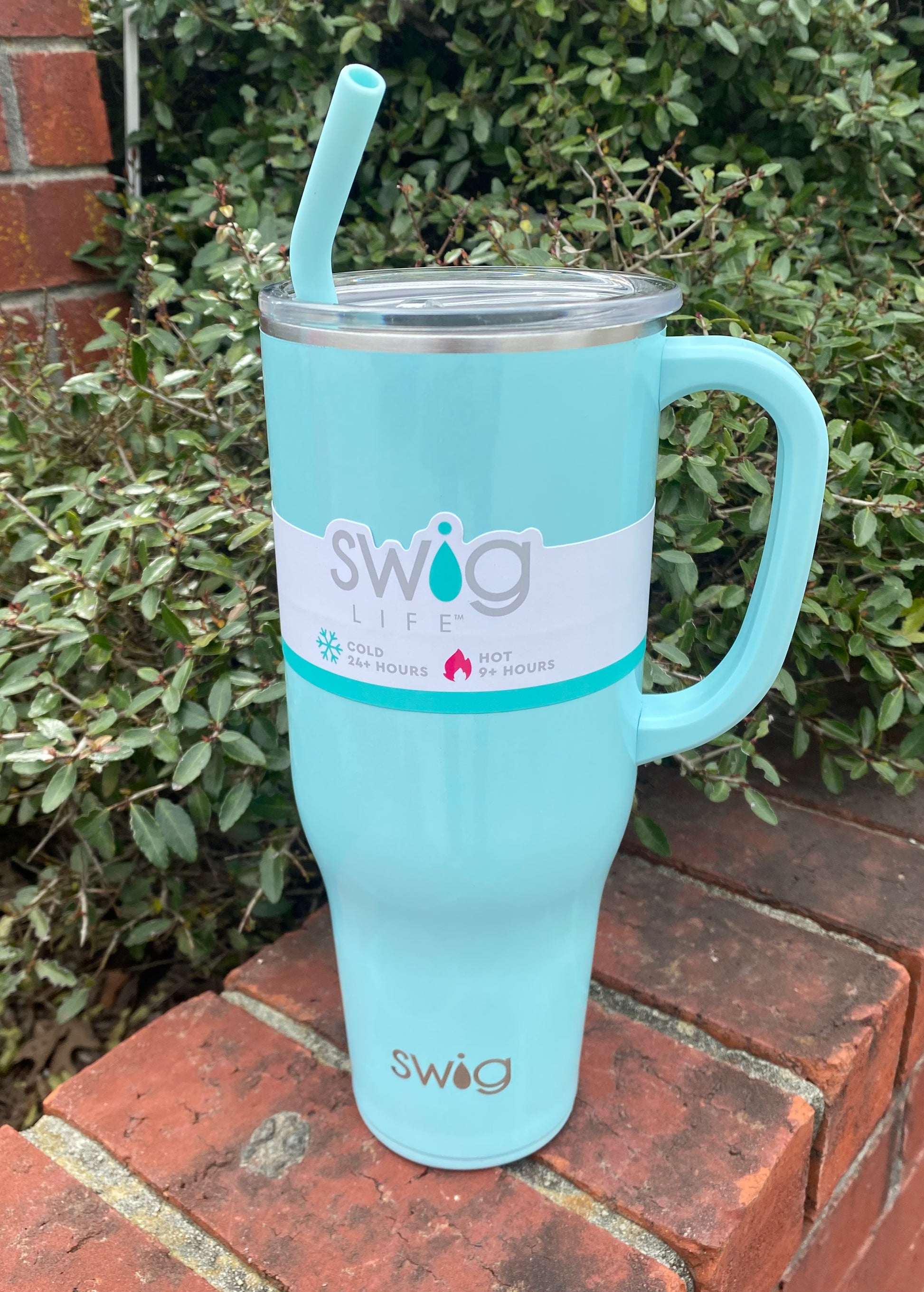 Swig Mega Mug 40 oz - Shimmer Aquamarine - Jimberly's Boutique