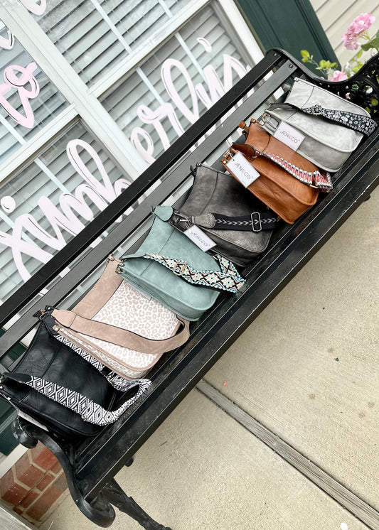 Chloe Crossbody Bag/Purse with Guitar Strap - Jimberly's Boutique