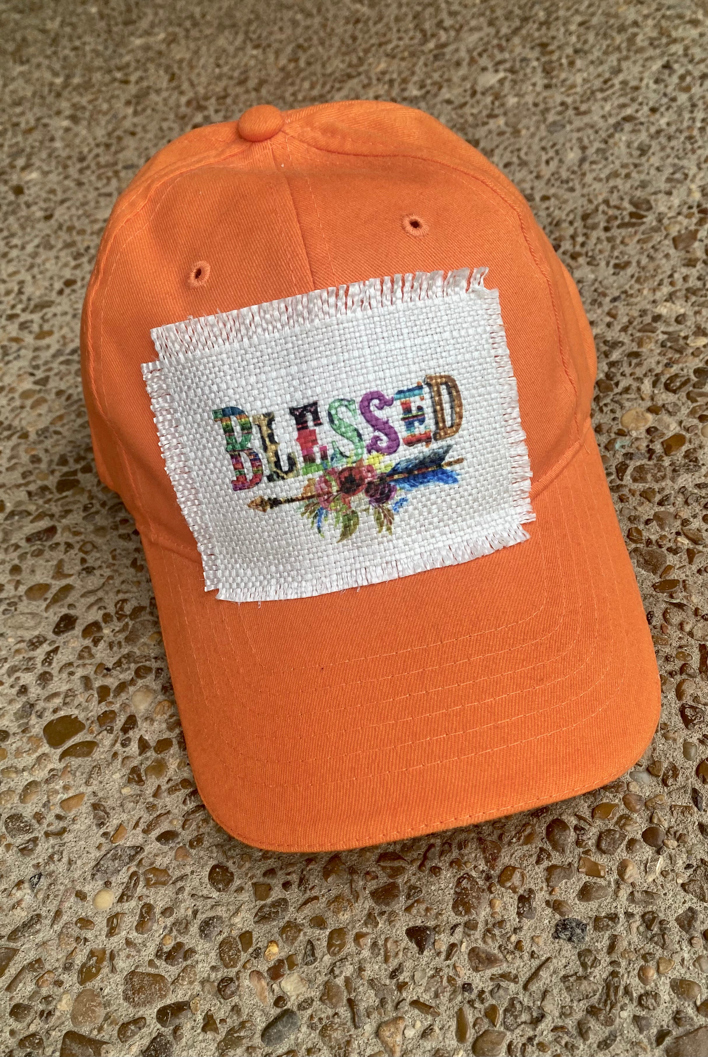 Blessed Patch Distressed Ball Cap - Ball Cap -Jimberly's Boutique-Olive Branch-Mississippi