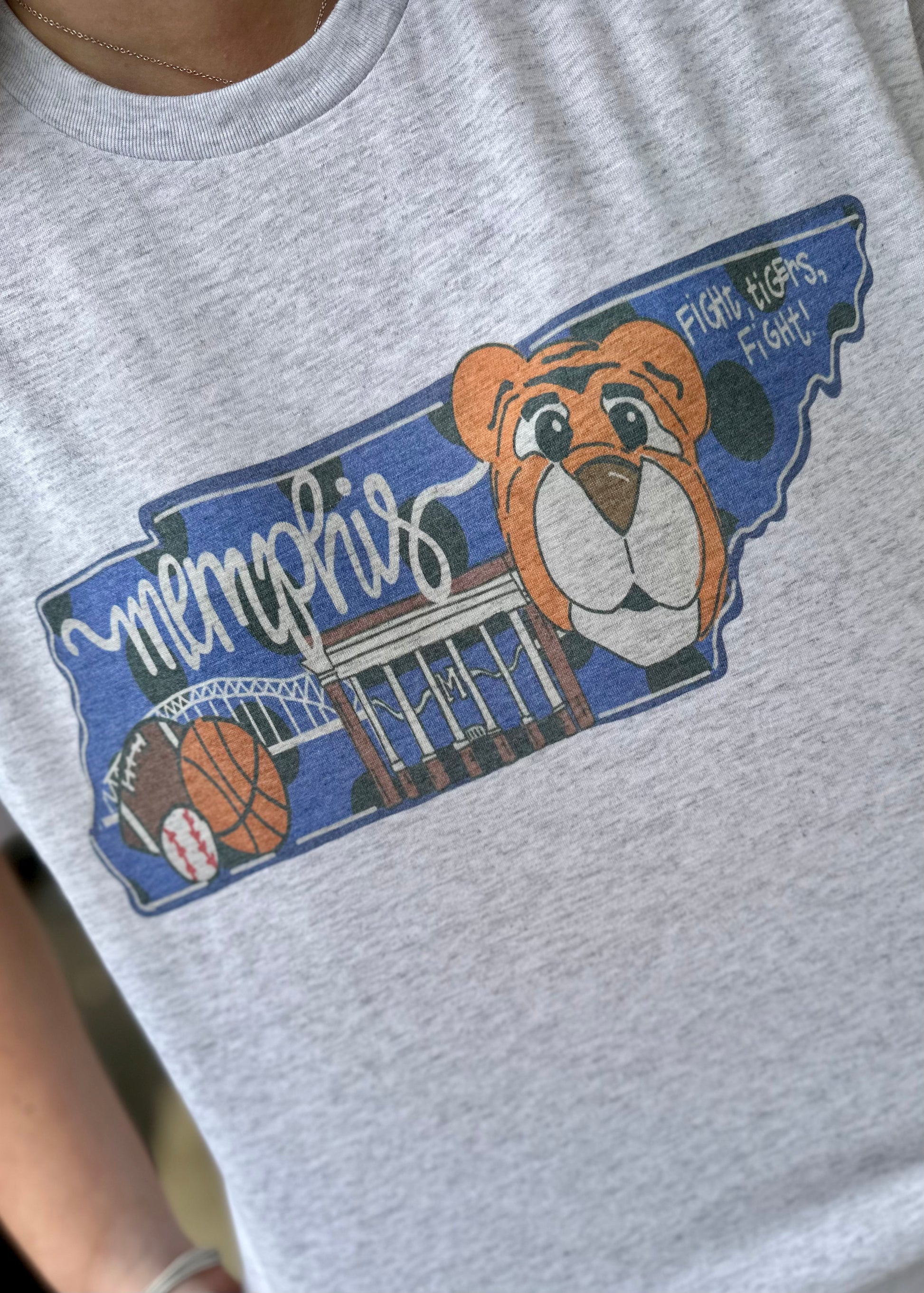 Memphis Tigers Graphic Tee - Jimberly's Boutique