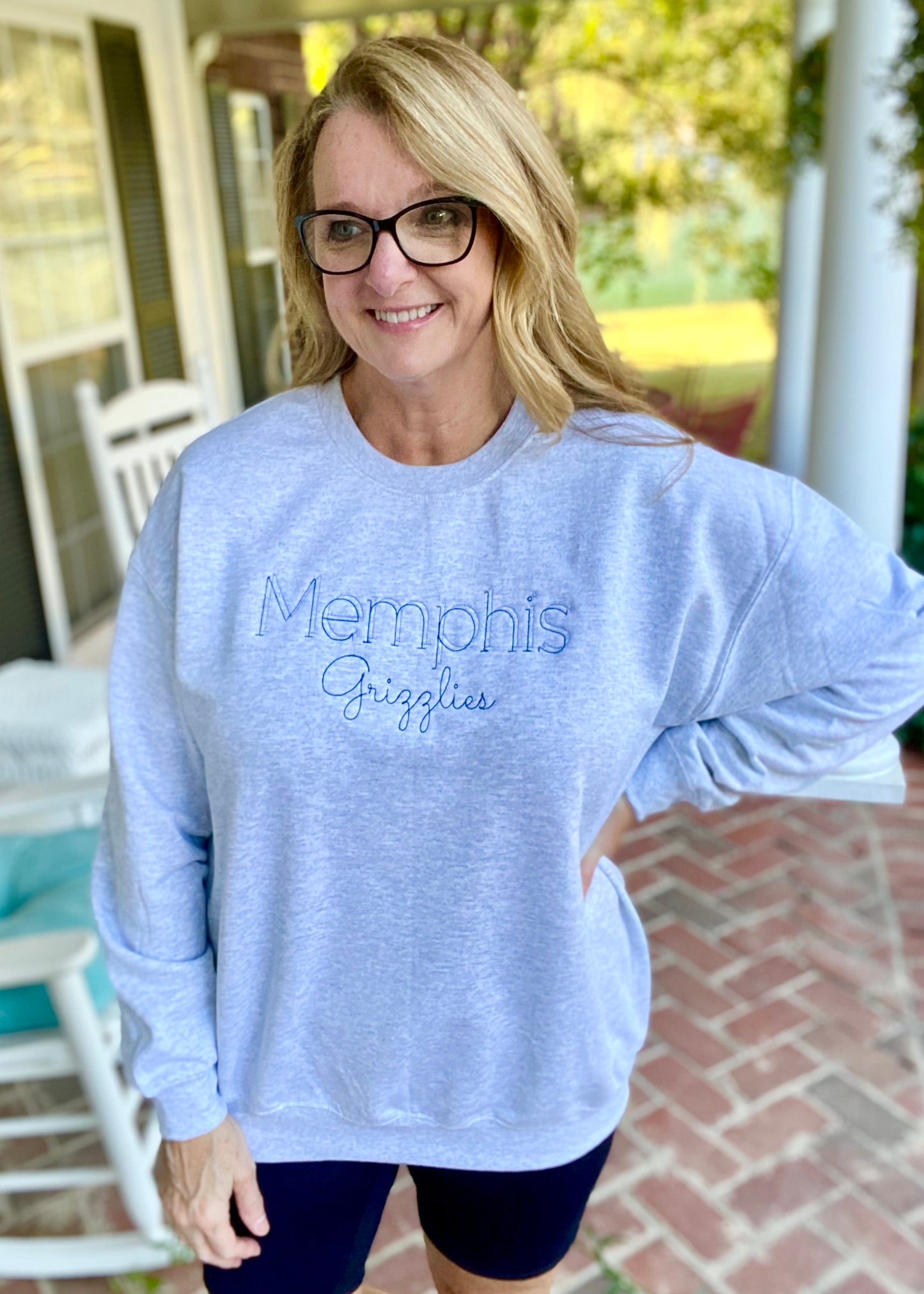 Memphis Grizzlies Stitched  Sweatshirt - Light Grey