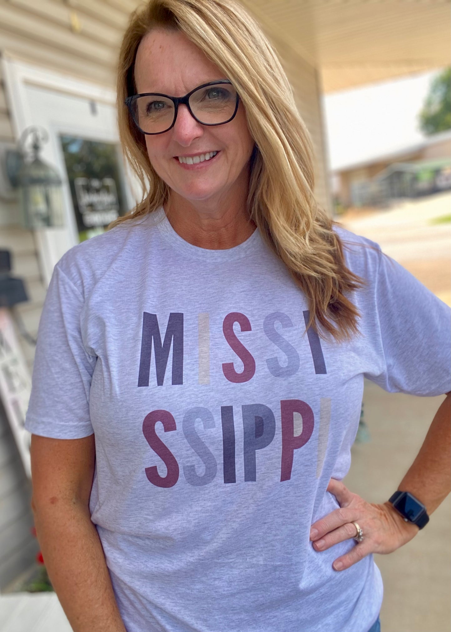Mississippi Block Graphic Tee - Jimberly's Boutique