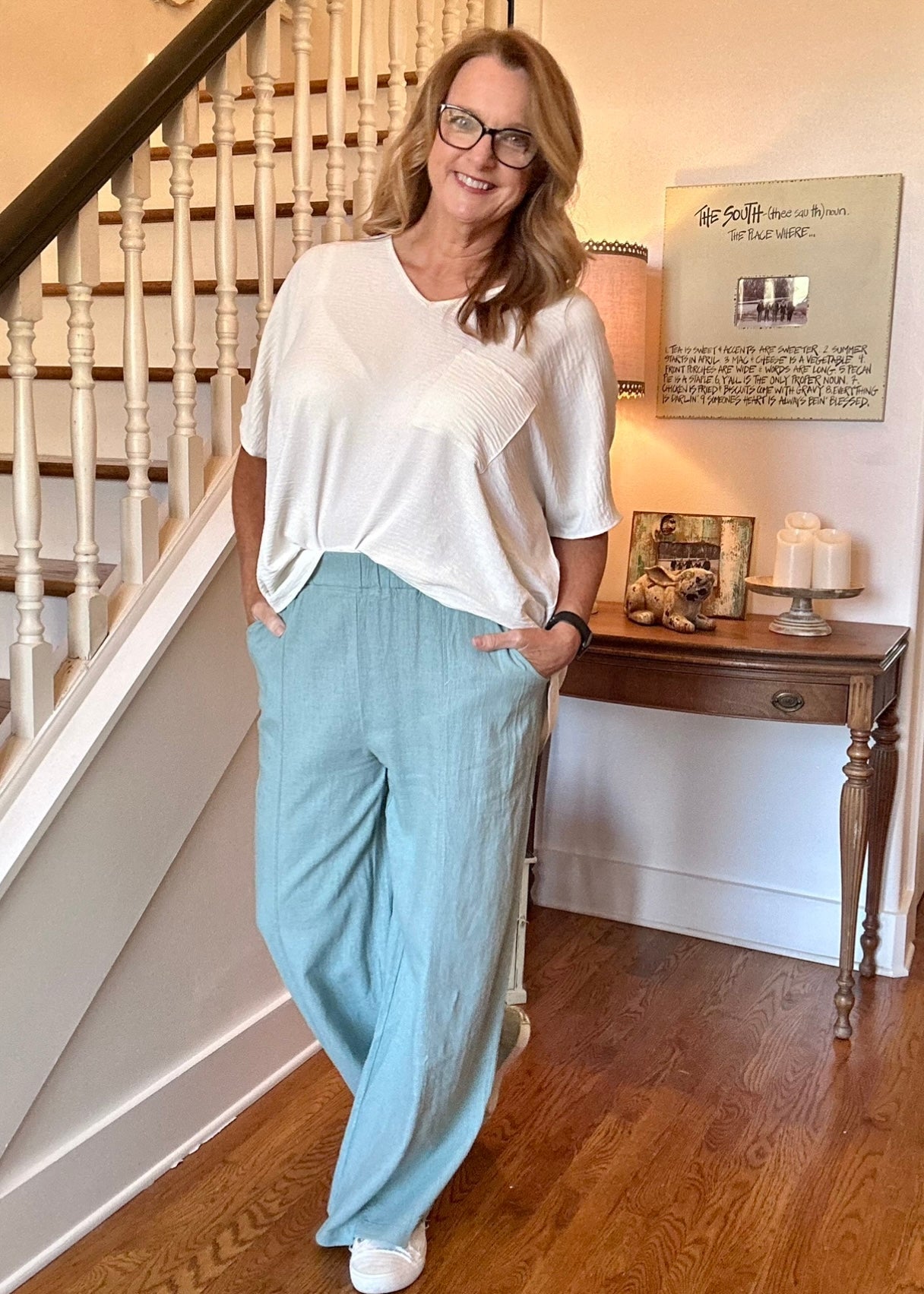 It Just Comes Natural V Neck Top - Ivory - Jimberly's Boutique