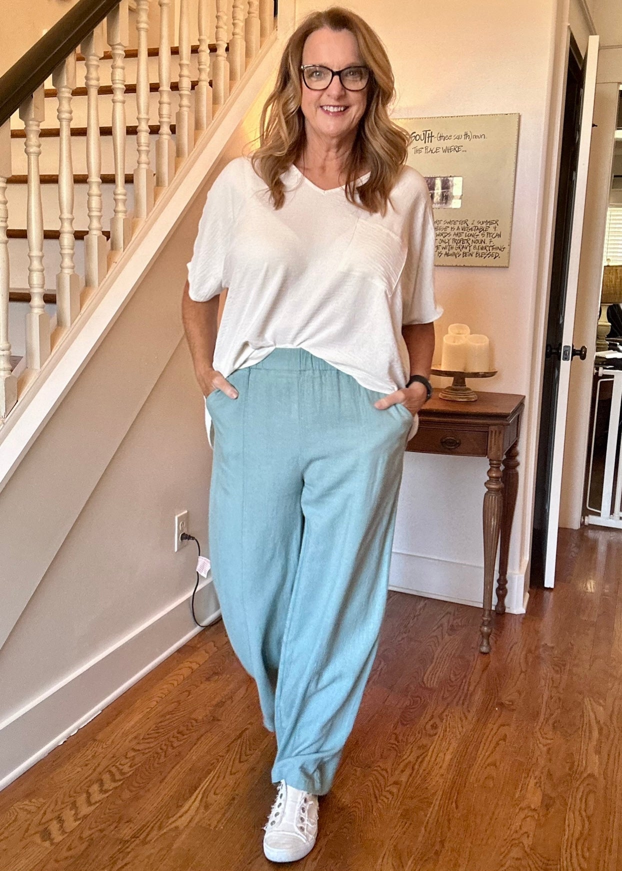 It Just Comes Natural V Neck Top - Ivory - Jimberly's Boutique