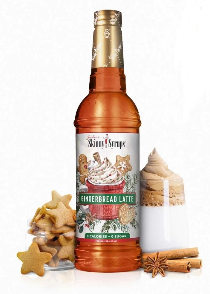 Jordan's Holiday Gingerbread Latte - Skinny Syrups - 12.7oz - Skinny Syrups - Jimberly's Boutique