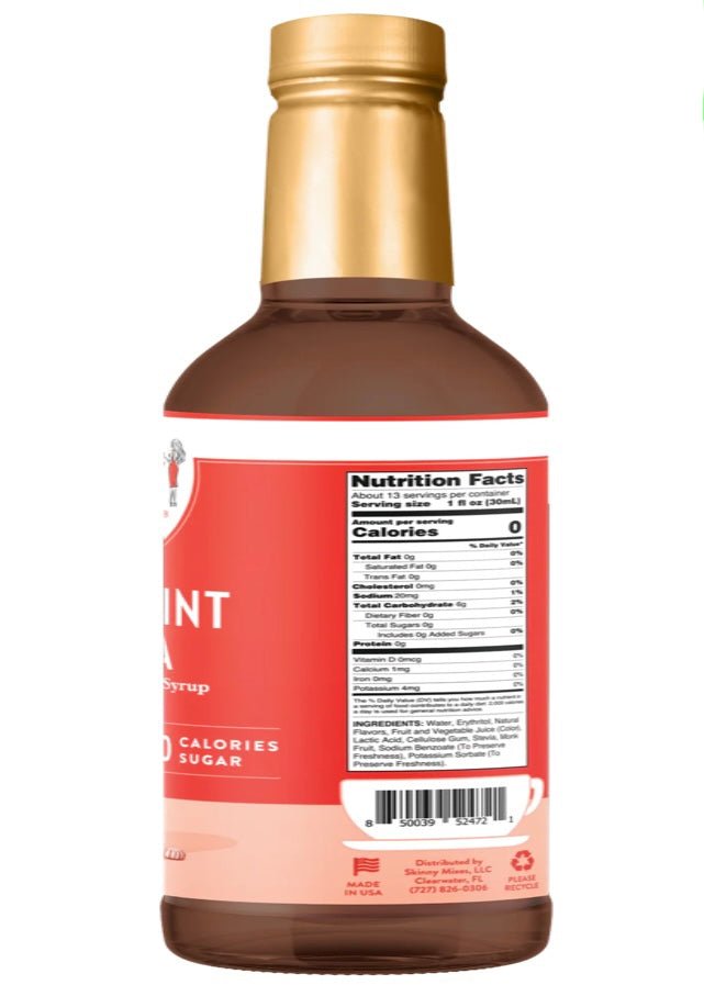 Jordan's Peppermint Mocha Skinny Syrups 12.7oz Jimberly's Boutique