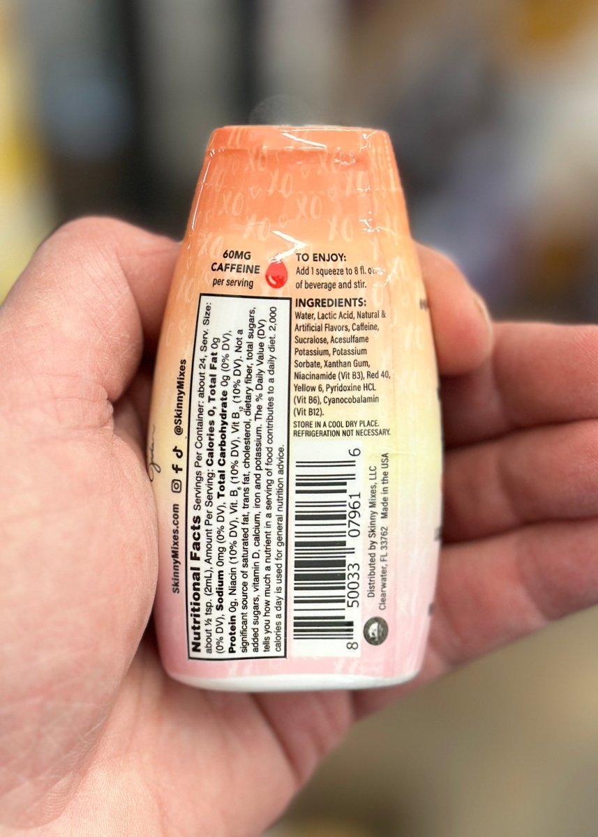 Jordan's Skinny Syrup Peach Ring Flavor Burst Jimberly's Boutique