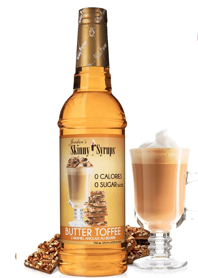 Jordan's Sugar Free - Butter Toffee- Skinny Syrups - 25.4/750ml - Skinny Syrups - Jimberly's Boutique