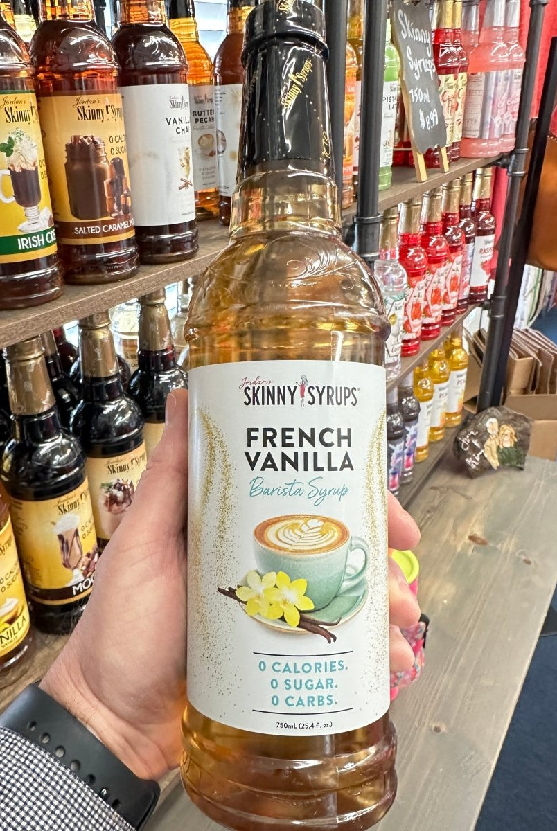 Jordan's Sugar Free French Vanilla- Skinny Syrups - 25.4/750ml - Skinny Syrups -Jimberly's Boutique-Olive Branch-Mississippi