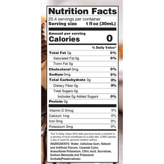 Jordan's Sugar Free Peanut Butter Cup Syrup - Skinny Syrups - 25.4/750ml - Skinny Syrups - Jimberly's Boutique