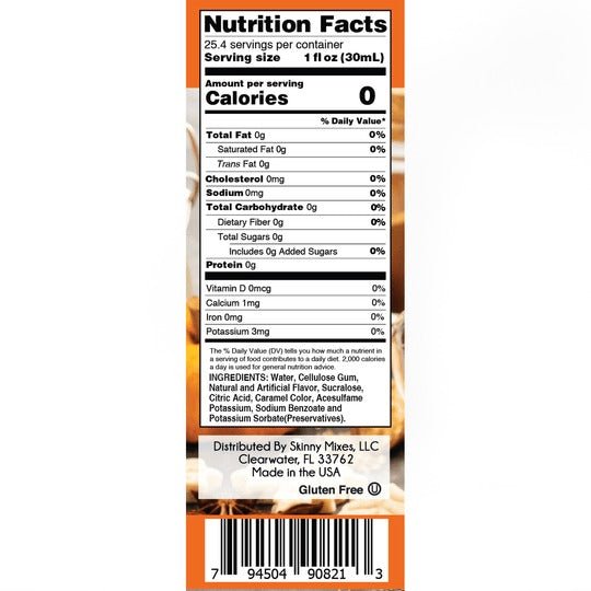 Jordan's Sugar Free Pumpkin Spice - Skinny Syrups - 25.4/750ml - Skinny Syrups - Jimberly's Boutique