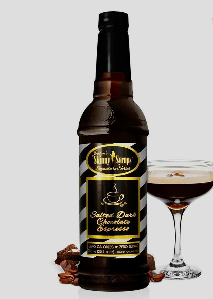 Jordan's Sugar Free - Salted Dark Chocolate Expresso- Skinny Syrups - 25.4/750ml - Skinny Syrups - Jimberly's Boutique