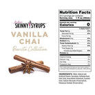 Jordan's Sugar Free Vanilla Chai - Skinny Syrups - 25.4/750ml - Skinny Syrups -Jimberly's Boutique-Olive Branch-Mississippi