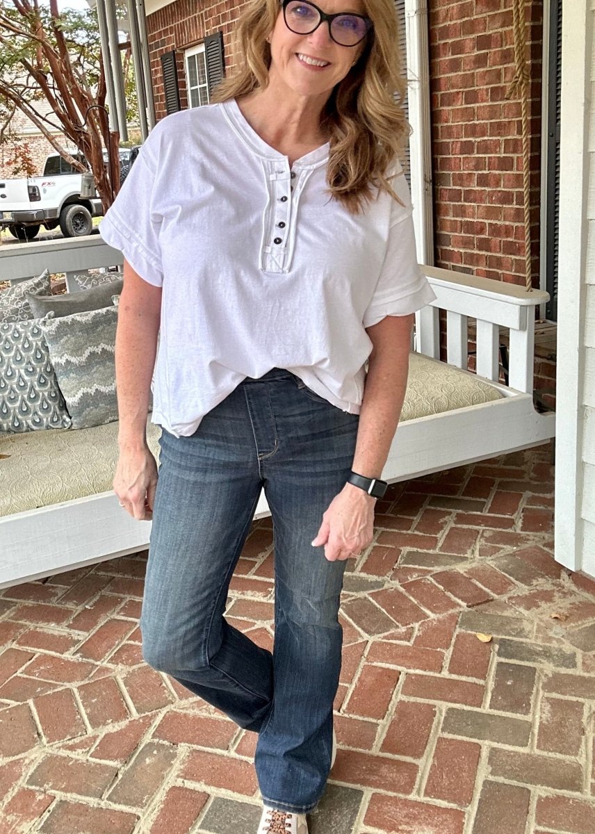 Judy Blue Jeans | High Waist | Vintage Pull On Slim | Boot Cut - Judy Blue Jeans - Jimberly's Boutique