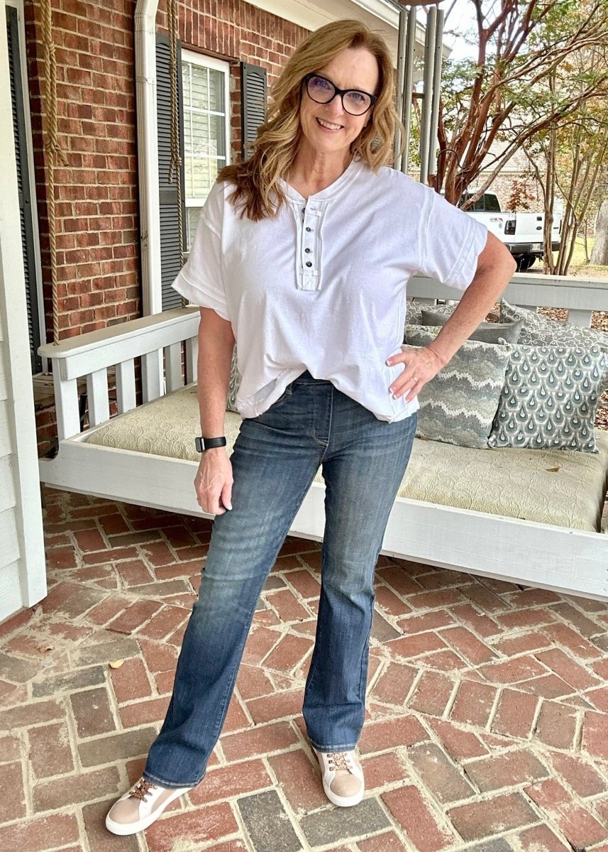 Judy Blue Jeans | High Waist | Vintage Pull On Slim | Boot Cut - Judy Blue Jeans - Jimberly's Boutique
