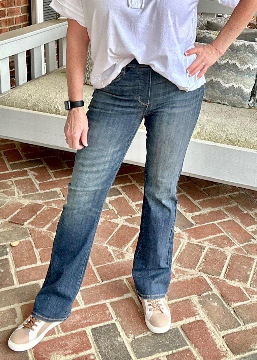 Judy Blue Jeans | High Waist | Vintage Pull On Slim | Boot Cut - Judy Blue Jeans - Jimberly's Boutique
