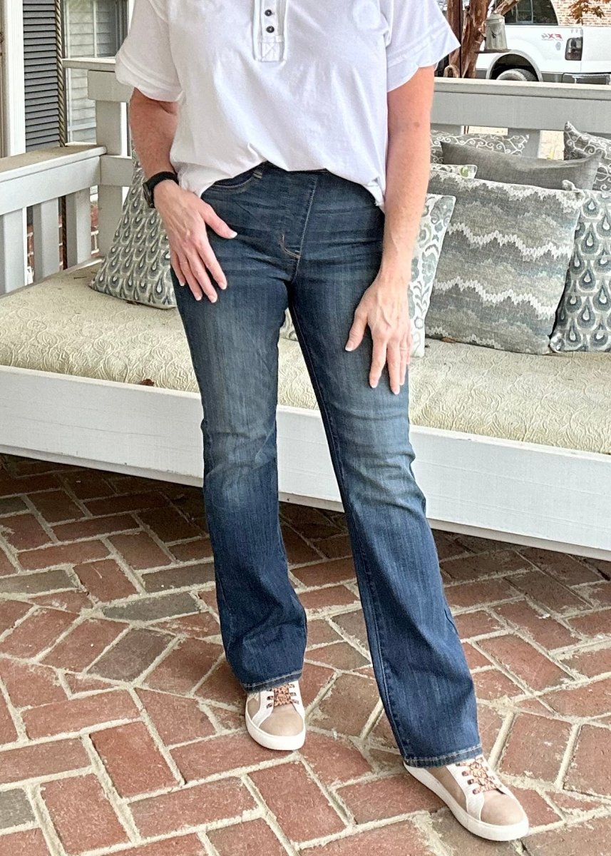 Judy Blue Jeans | High Waist | Vintage Pull On Slim | Boot Cut - Judy Blue Jeans - Jimberly's Boutique